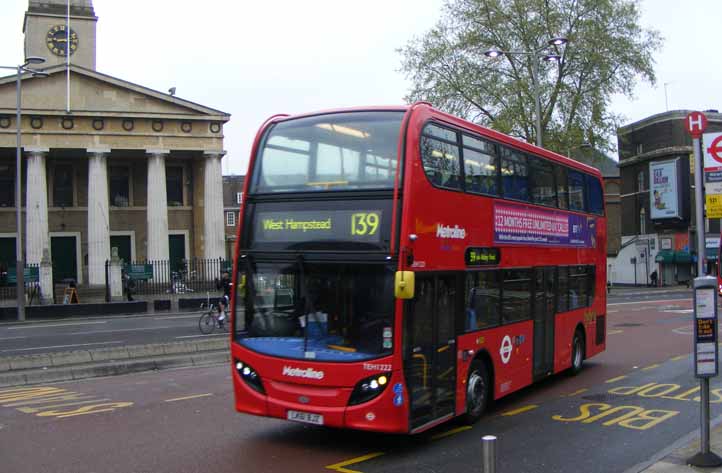 Metroline Alexander Dennis Enviro400H hybrid TEH1222